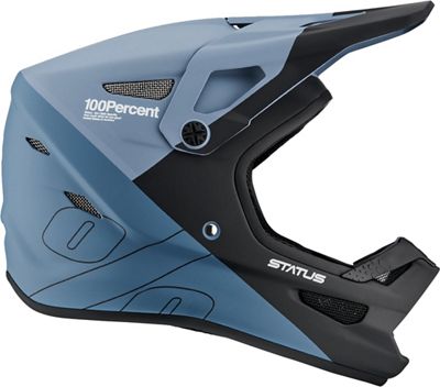 100% Status Helmet 2021 - Drop-Steel Blue, Drop-Steel Blue
